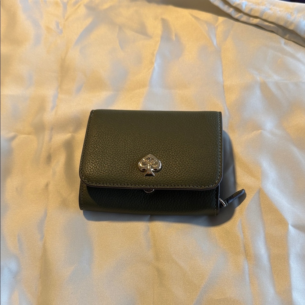 Kate Spade Forest Green Leather Wallet